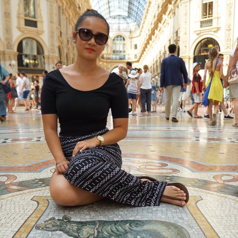 Tribal maxi skirt